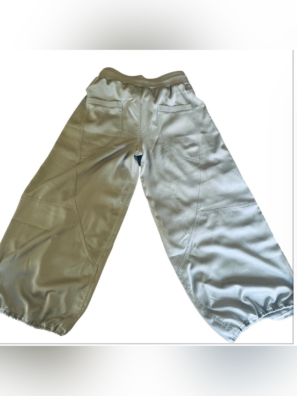 ๐ Daily Practice by Anthropologie Base Jump Parachute Pants Metallic xs - Picture 3 of 13